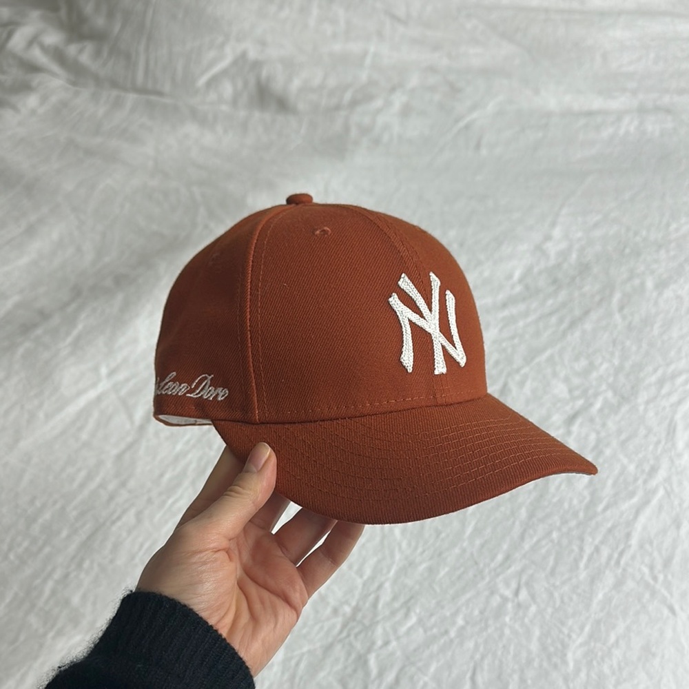 Aime Leon Dore ALD NY Logo Cap in RUST orange